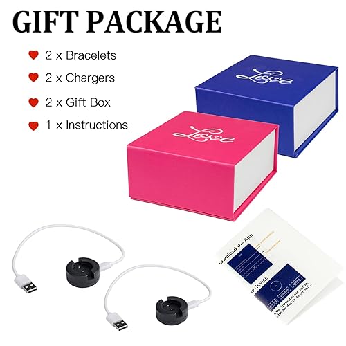 Couple Bracelet – Touch, Vibration & Bluetooth